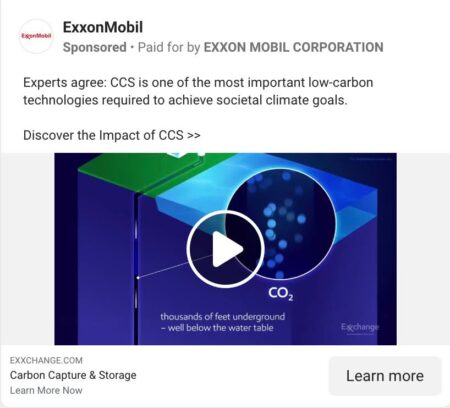 Carbon capture, ExxonMobil