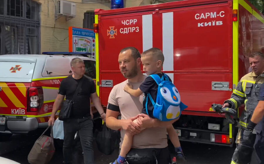 Kyiv, Russian attack, Okhmatdyt Children's Hospital