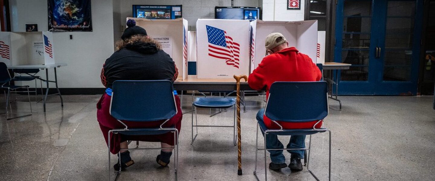 Voters, Des Moines, Iowa 2022