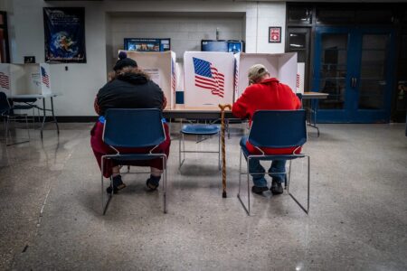 Voters, Des Moines, Iowa 2022