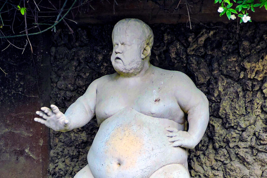 Bacchus fountain, Florence, Italy