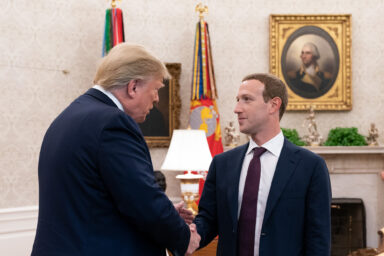 Donald Trump, Mark Zuckerberg, Oval Office