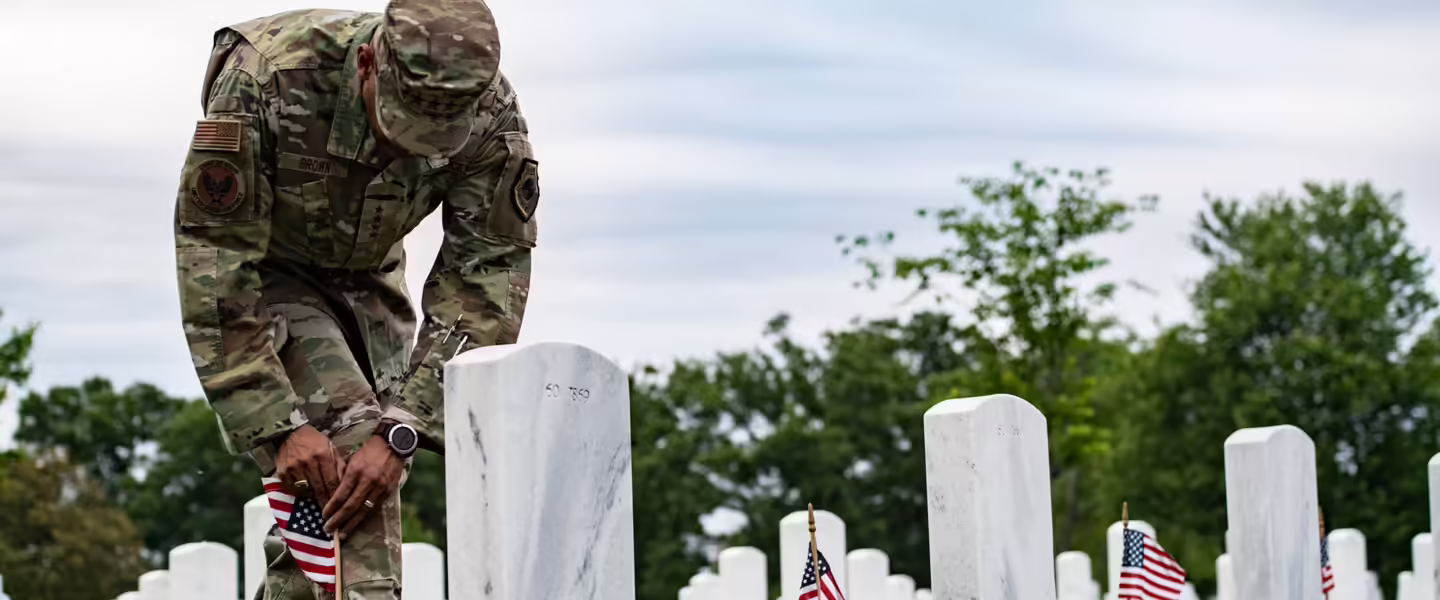 Flags, Section 60, Arlington National Cemetery