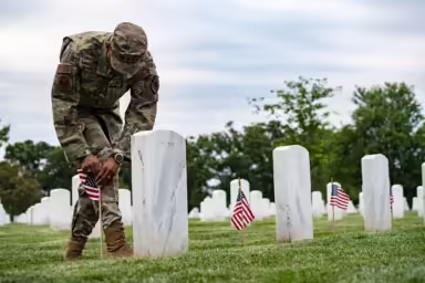 Flags, Section 60, Arlington National Cemetery