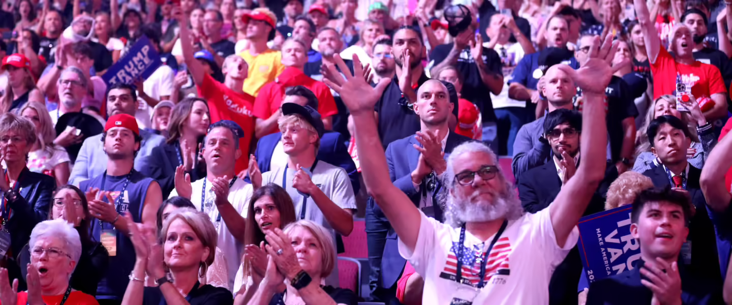 Trump Rally, Trump Supporters, Close-up