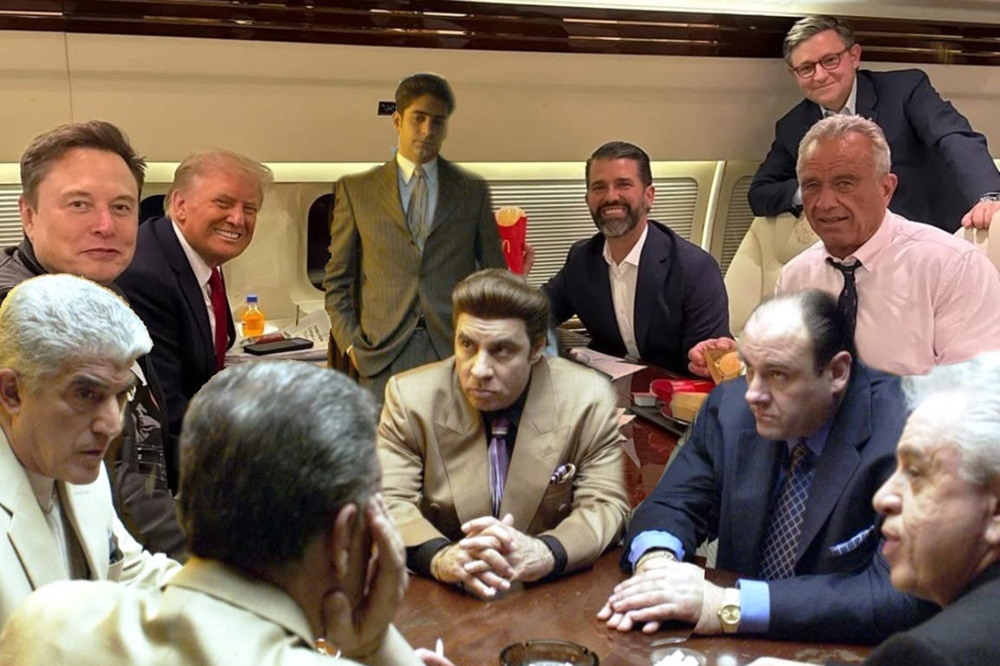 Donald Trump, meeting, capos