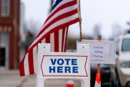 Voting, Vote, Here, Sign