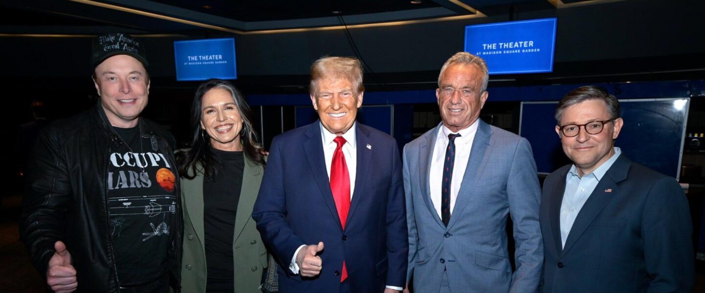 Donald Trump, Elon Musk, Tulsi Gabbard, RFK Jr, Mike Johnson