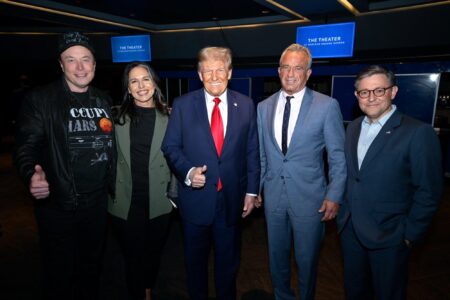 Donald Trump, Elon Musk, Tulsi Gabbard, RFK Jr, Mike Johnson
