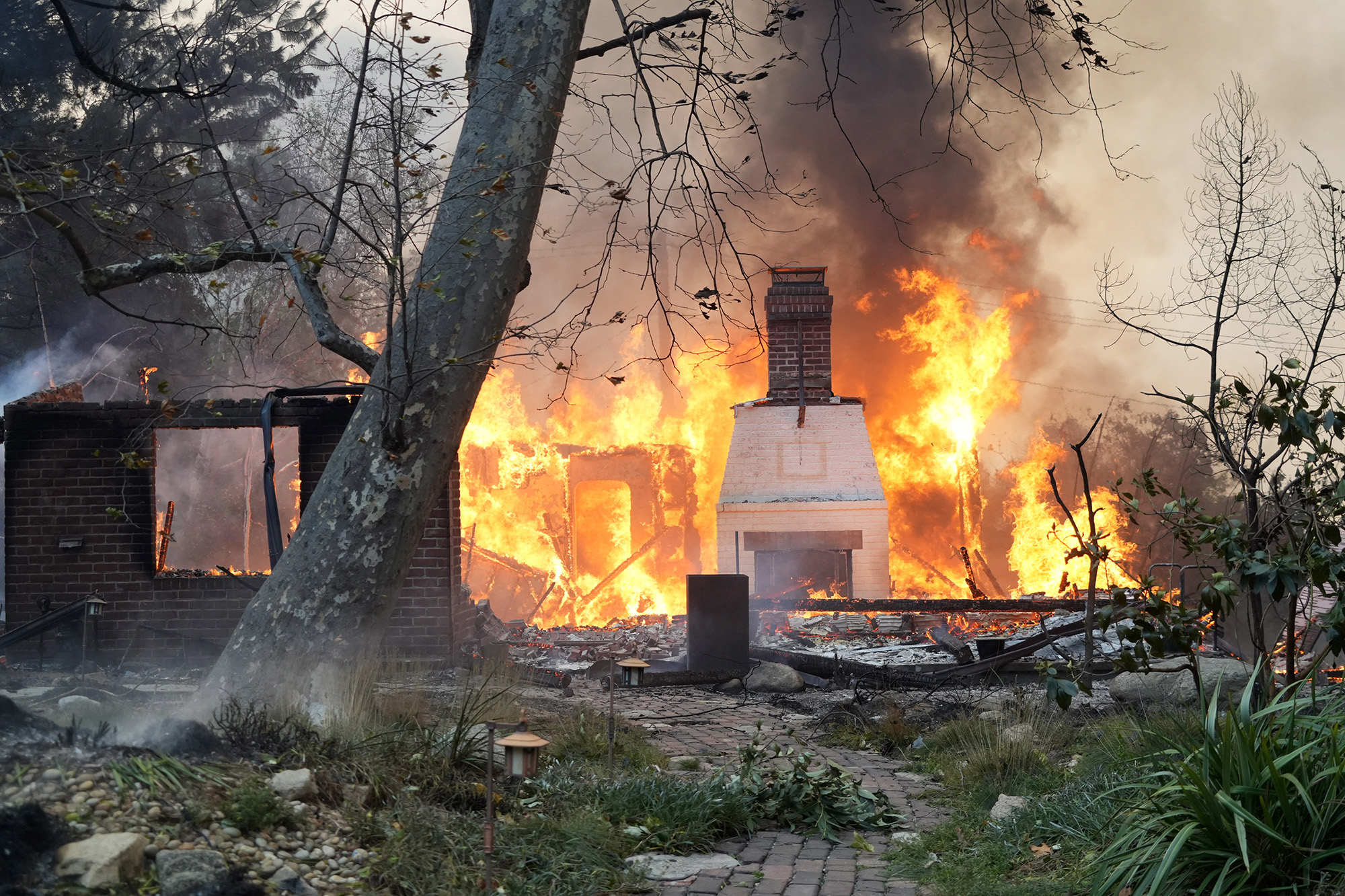 Mt Curve Ave, Eaton Fire, Altadena, Pasadena, CA