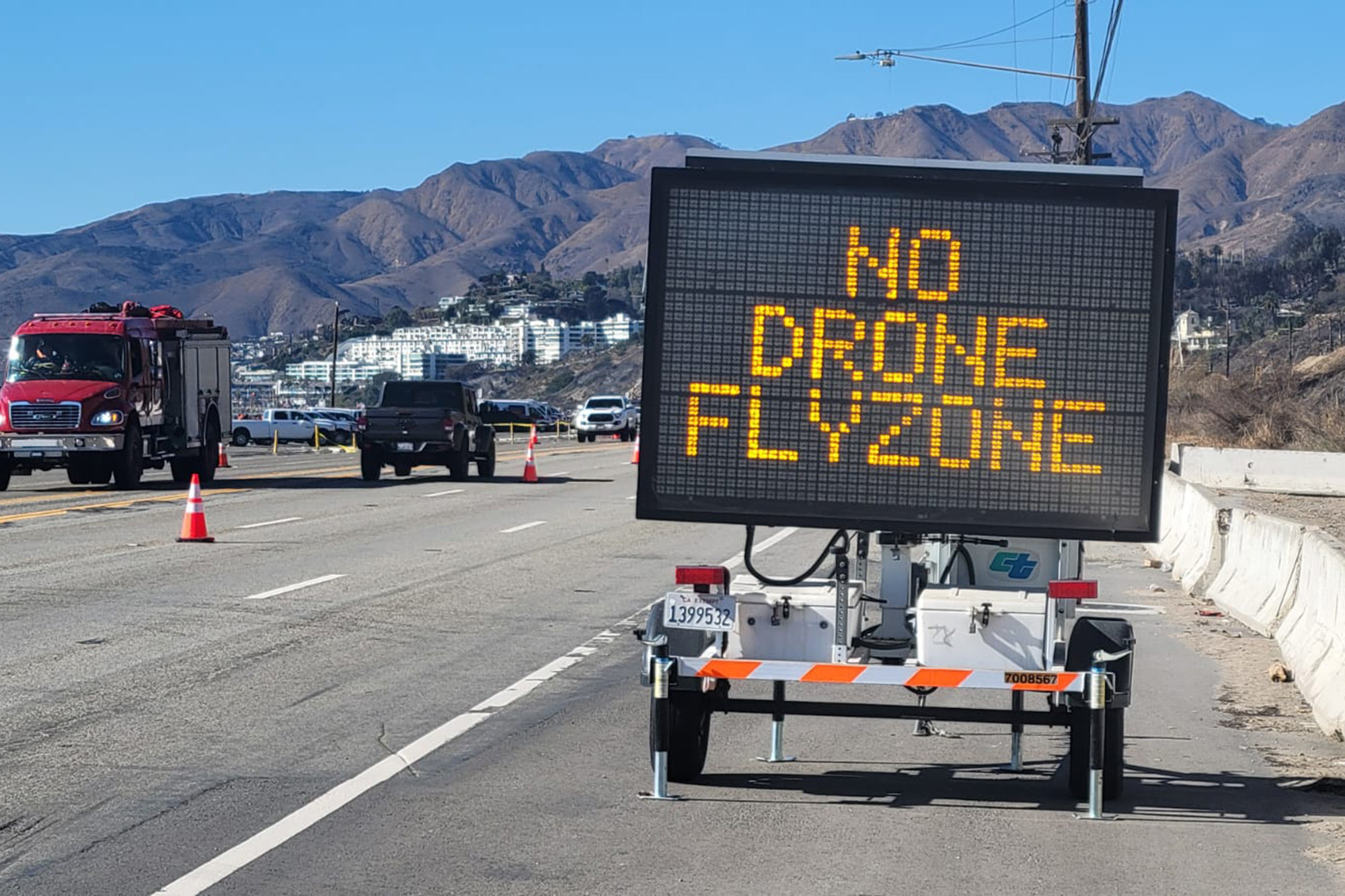 No Drone Zone, Pacific Palisades Fire