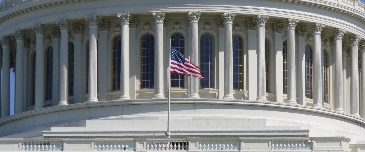 US, Capitol, Flag