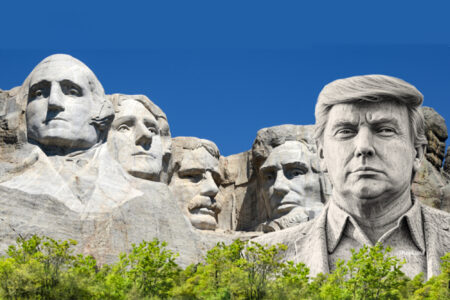 Donald Trump, Mount Rushmore