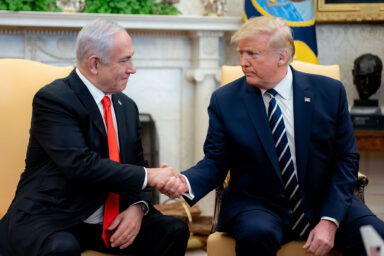 Donald Trump, Benjamin Netanyahu, Oval Office 2020