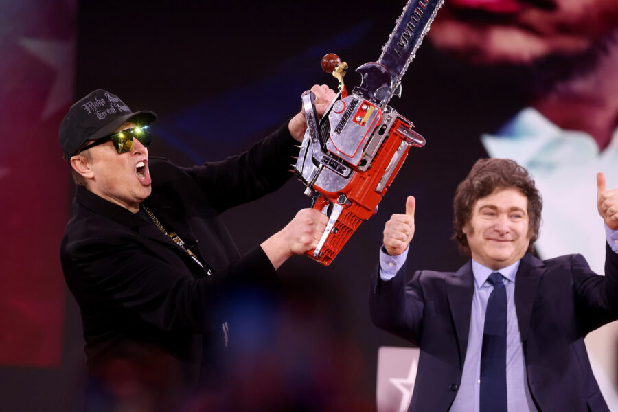 Elon Musk, MAGA, costume, Conservative Political Action Conference, CPAC, 2025