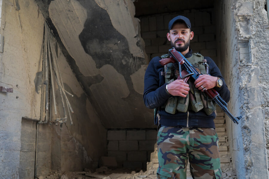 HTS fighter, Abdul Rahman, Syria