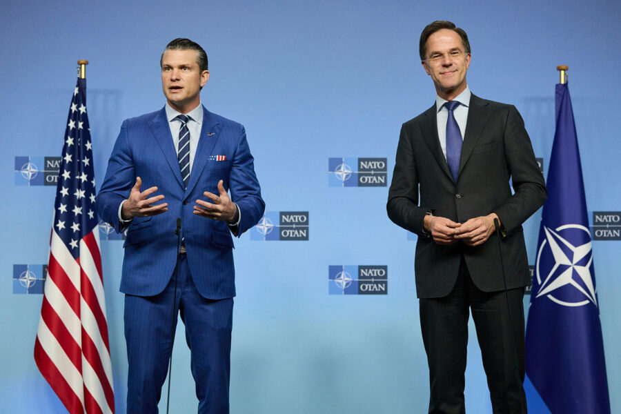 Mark Rutten Pete Hegseth NATO