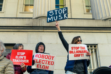 MoveOn, protests, Stop Elon Musk