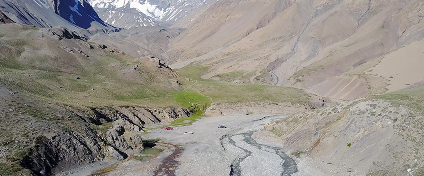 Upper Rio Yeso catchment, Maipo River, Santiago, Chile