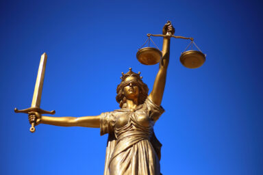 Blind Justice, Lady Justice, Statue