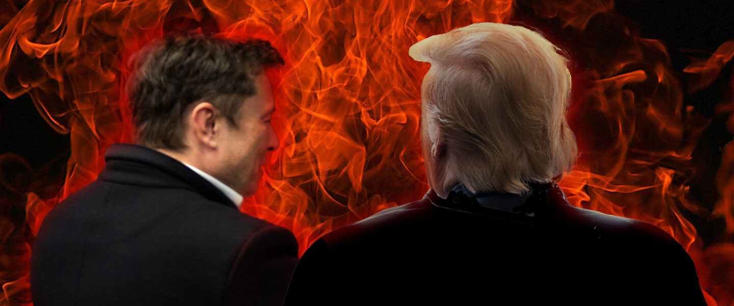 Donald Trump, Elon Musk, Hell