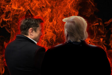 Donald Trump, Elon Musk, Hell