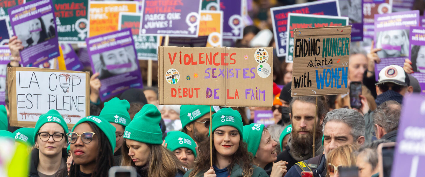 Demonstration, International Women’s Day, Paris, France