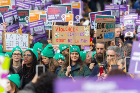 Demonstration, International Women’s Day, Paris, France