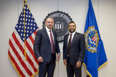 Kash Patel, welcomes, Dan Bongino, FBI