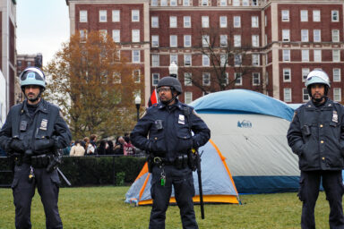 Police Pro-Palestinian, protest, Columbia University