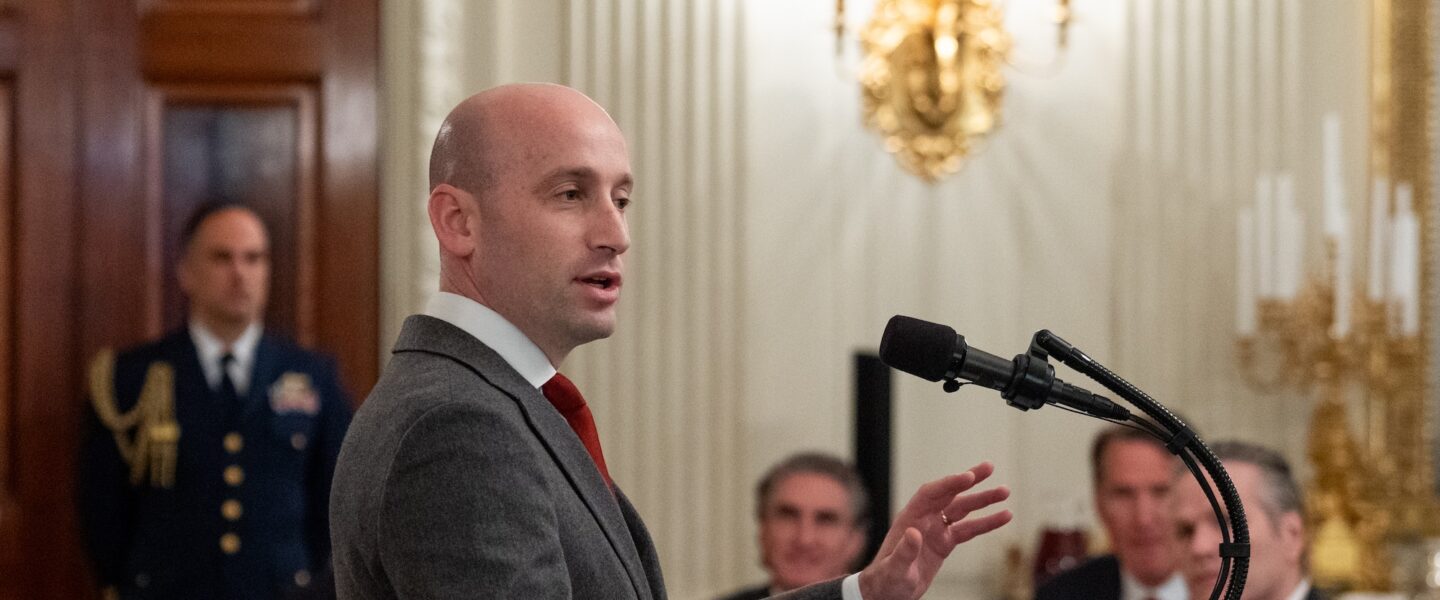 Stephen Miller, State Dining Room, White House