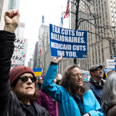 Protest, Sign, Tax Cuts for Billionaires Medicaid Cuts for You