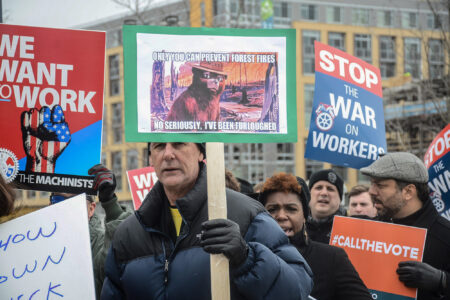 Federal, DC, workers, protest, Senate, Republicans, shutdown