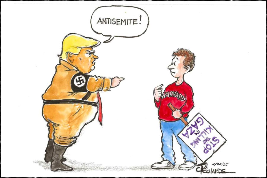 Donald Trump, Fascist, Gaza, False Antisemitims