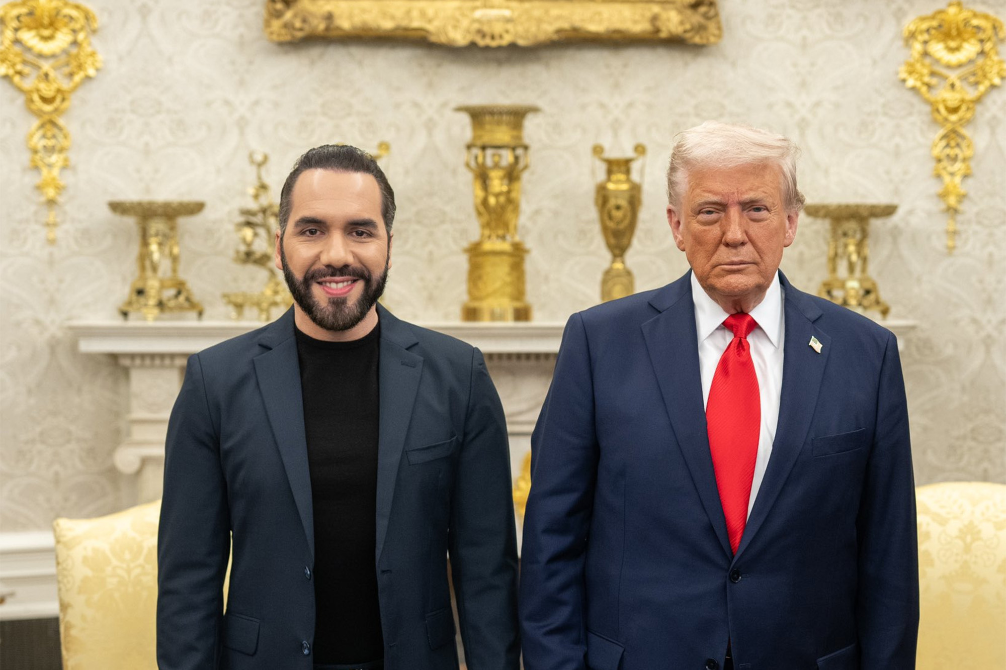 Donald Trump, meets, Nayib Bukele, El Salvador