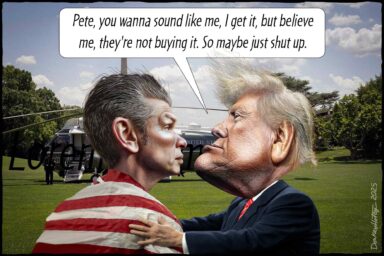 Donald Trump, Pete Hegseth, Karoline Leavitt, Liars