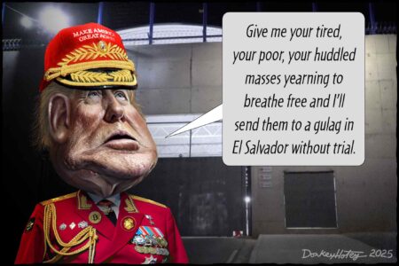 Donald Trump, El Salvador, gulag, immigrants