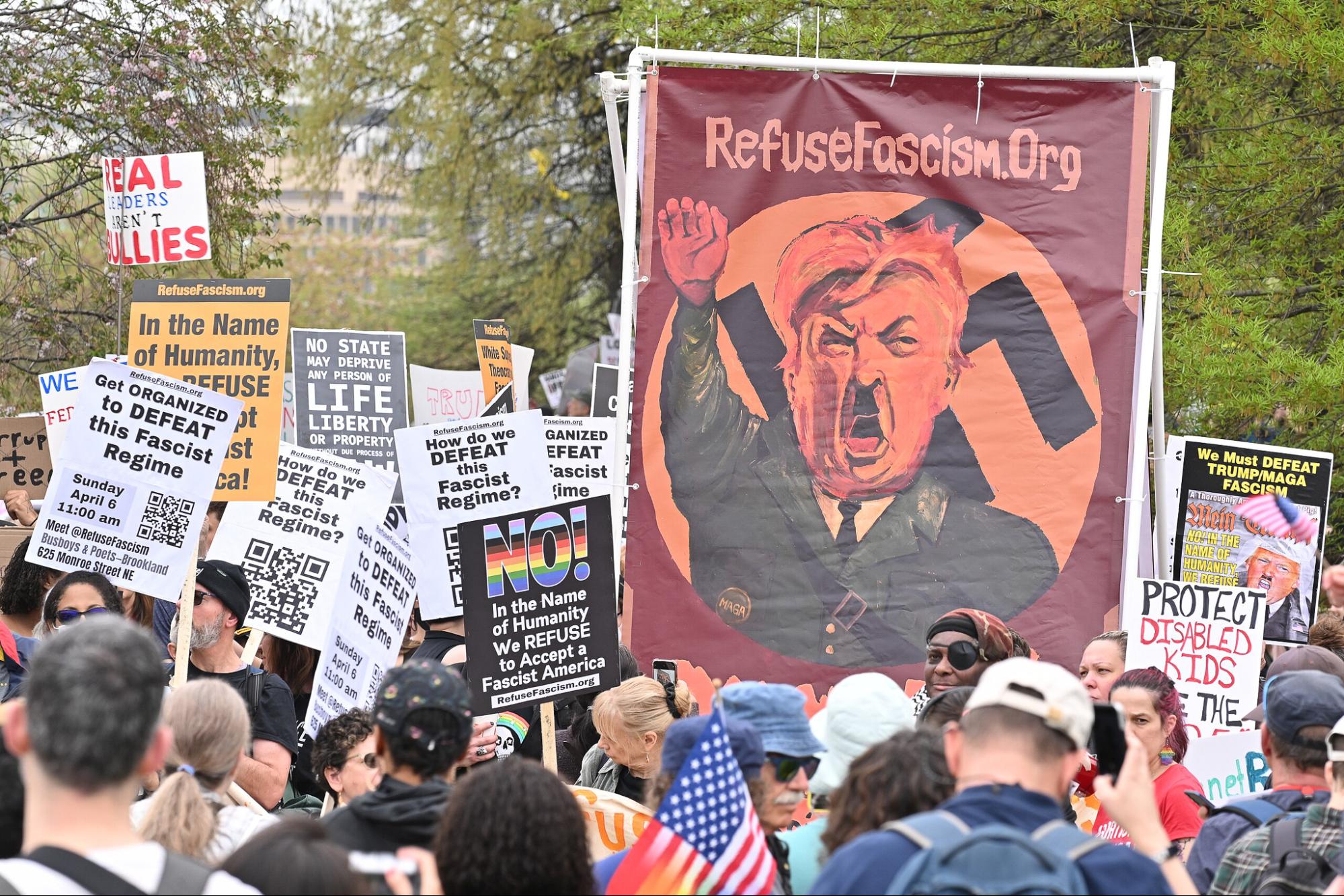 Hands-Off Rally, Donald Trump, Protest