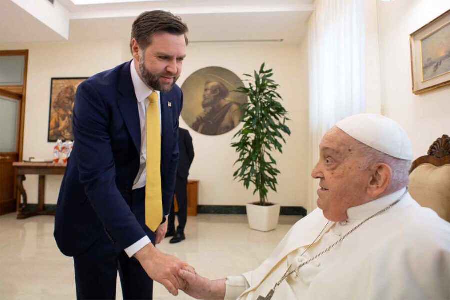 Vice President, JD Vance, meeting, Pope Francis