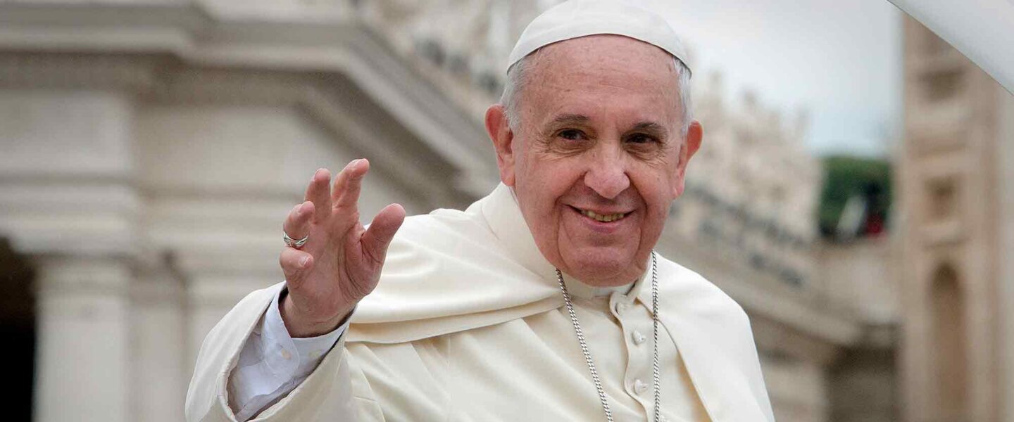 Pope Francis, attending, Canonization of Blessed Popes