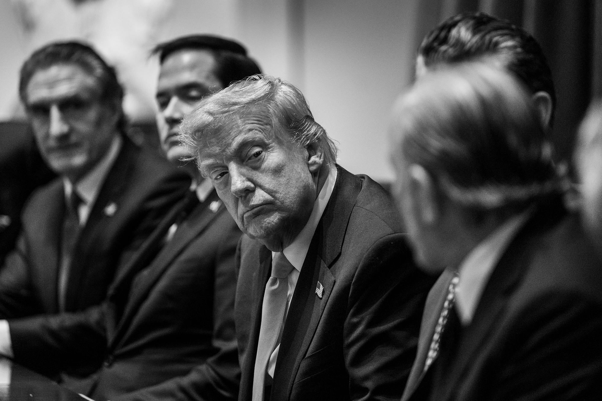 President Donald Trump, holds, Cabinet meeting