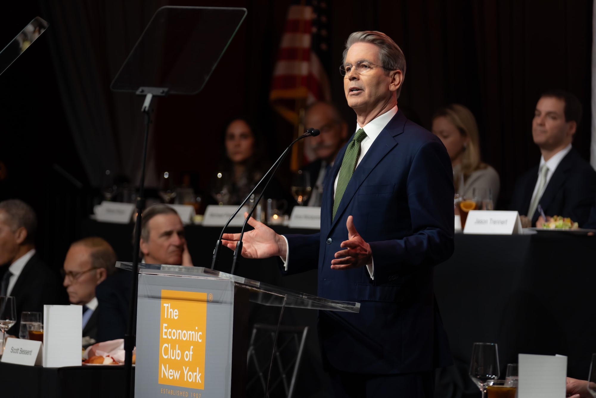 Scott Bessent, Economic Club, NY