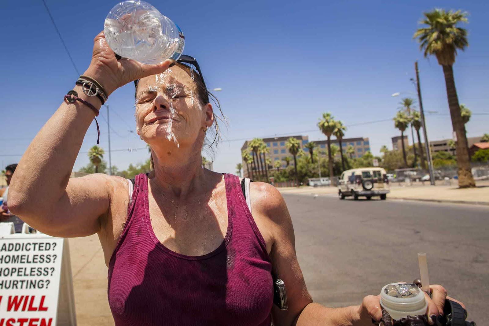 Water, hydration, homeless, Phoenix