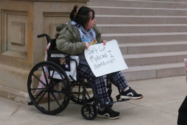 medicaid, protester