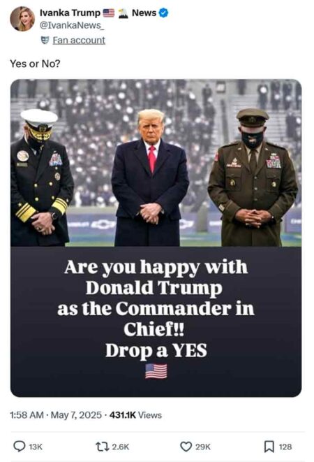 Are You Happy With Trump, Tweet