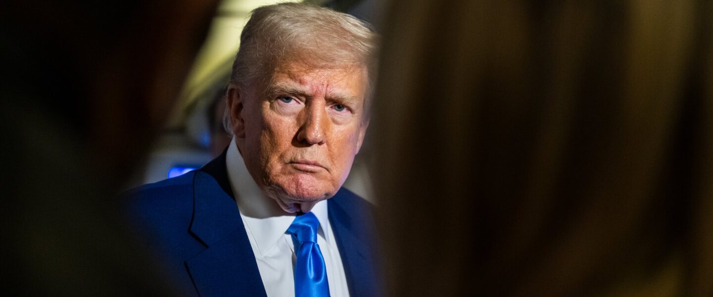 Donald Trump, AF1, Press Conference, Close-up