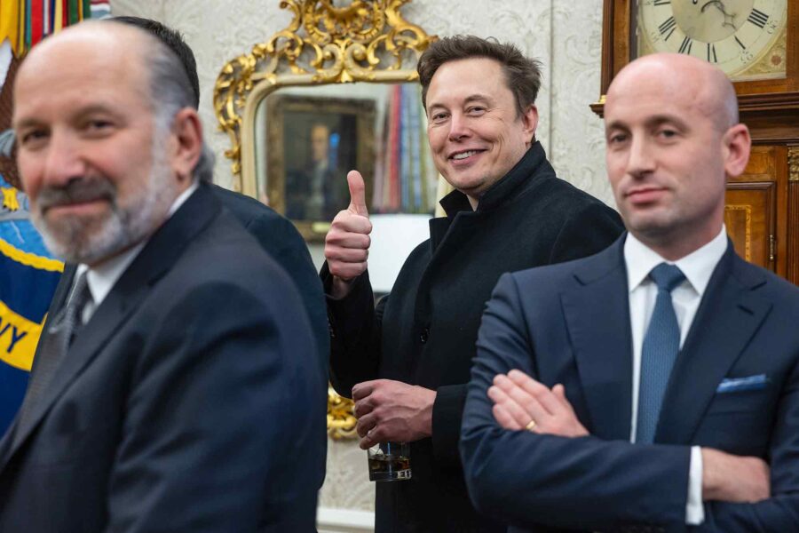 Howard Lutnick, Elon Musk, Stephen Miller