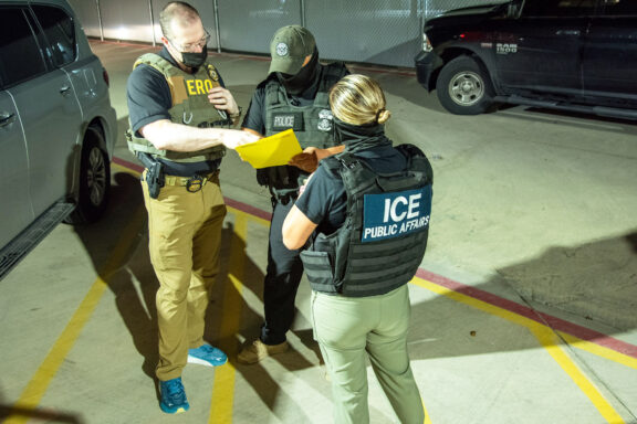 ICE Officials, Enforcement Operation, San Antonio, TX