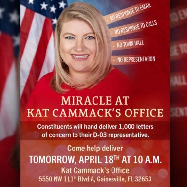 Poster, Miracle at Kat Cammack’s Office Initiative