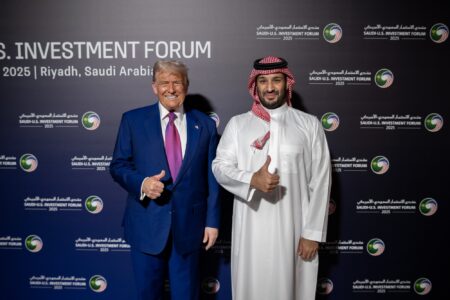 President Donald Trump, Saudi Crown Prince Mohammed Bin Salman Al Saud